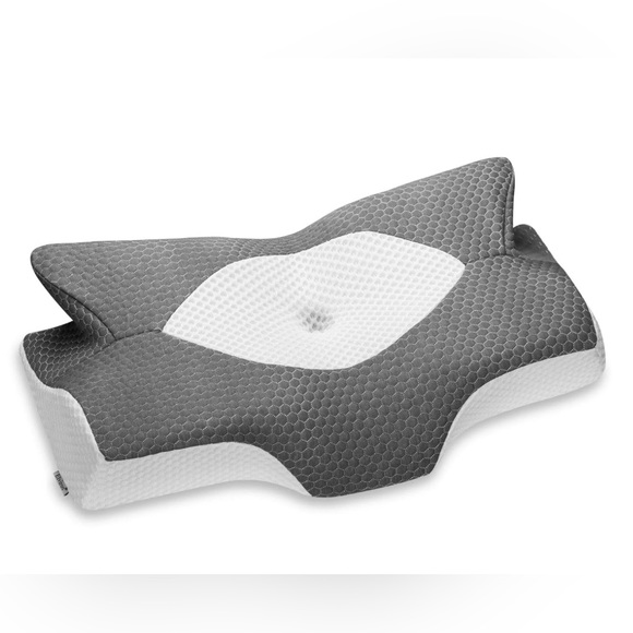 Elviros Deep Sleep Cervical Memory Foam Pillow - Picture 1 of 6